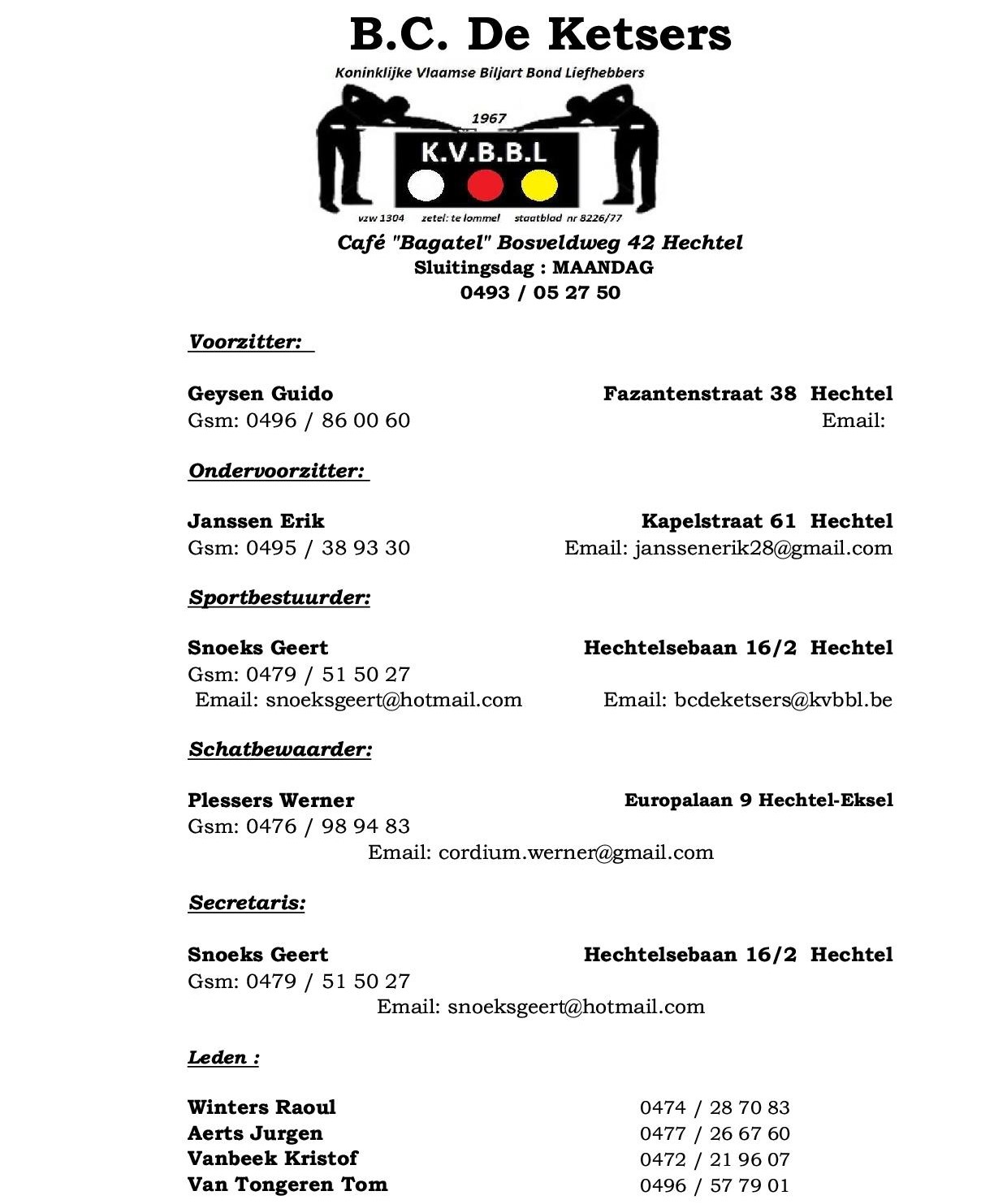 BC De Ketsers 2026 2027