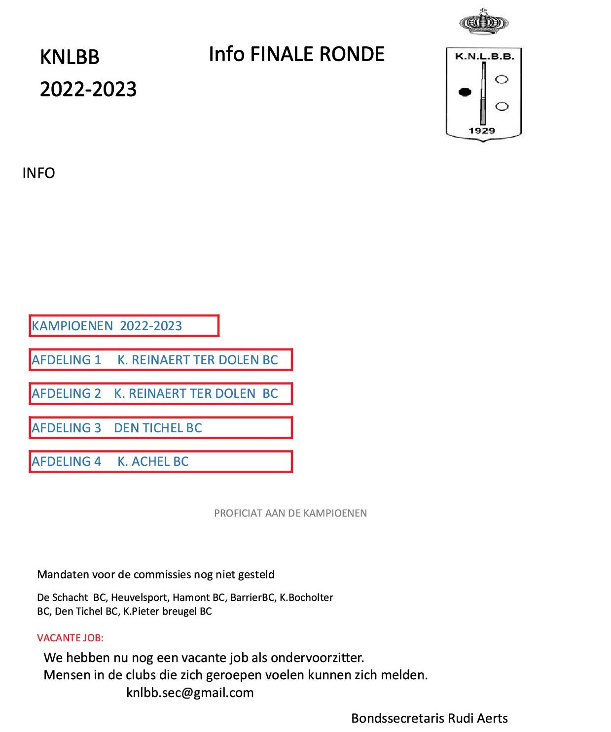 Info spld EINDRONDE 2022 2023