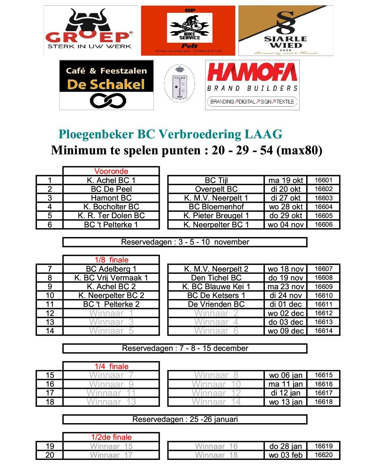 PB Verbroedering BC 20262